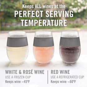 Ergonomic silicone band on Host cups for comfortable grip when cold.