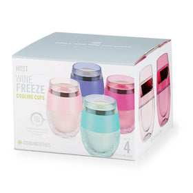 Inside view highlighting BPA-free plastic construction of Host Wine FREEZE cup.