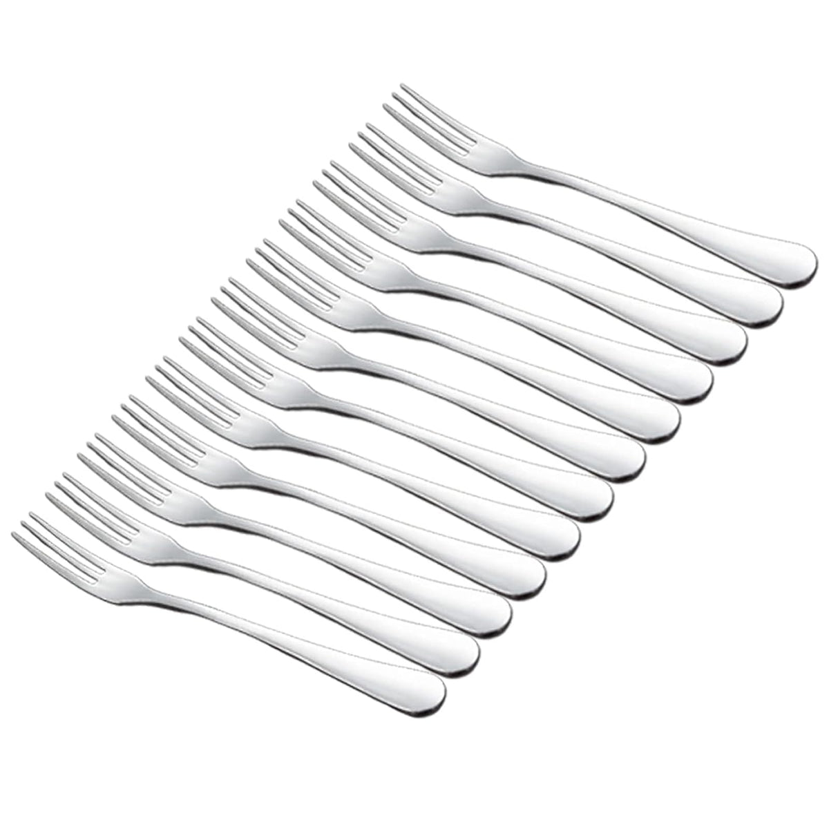 Hosybal crab forks in stainless steel with 4.8 inch length and mirror finish for seafood service