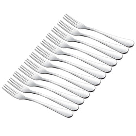 Hosybal crab forks in stainless steel with 4.8 inch length and mirror finish for seafood service