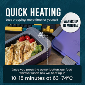 Hot Bento easy-clean lid and seal for tidy meal prep.
