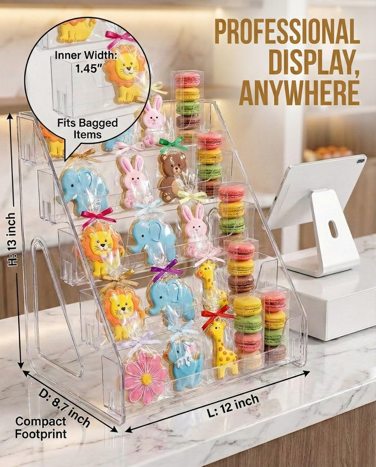 HotCan display at market booth with pastries