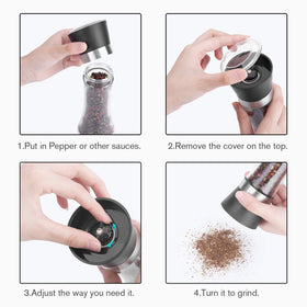 Hotder 7.5-inch grinders fit comfortably for precise grinding.