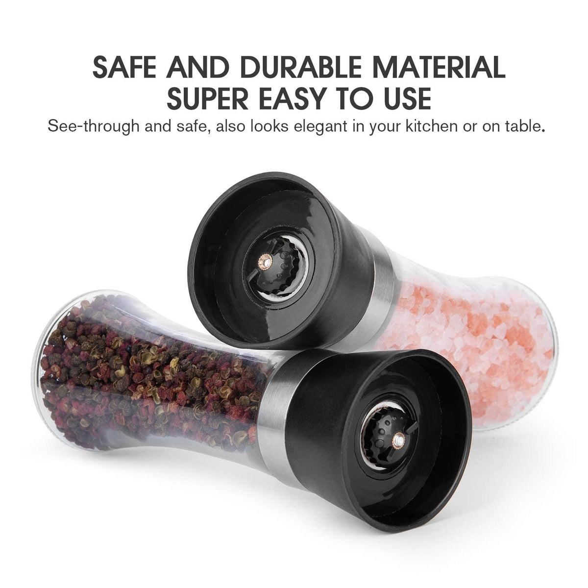 Hotder stainless steel bottleneck ensures durability during daily use.