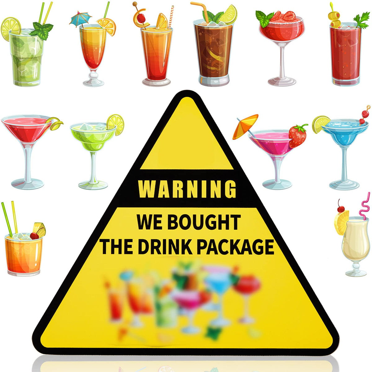 Hoteam drink magnets door decor adds tropical flair to cruise cabin doors