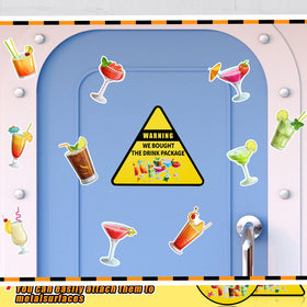 Hoteam tropical cruise sign magnets brighten doors for easy cabin recognition