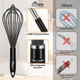 HOTEC 6.5-inch mini whisk for precise whisking