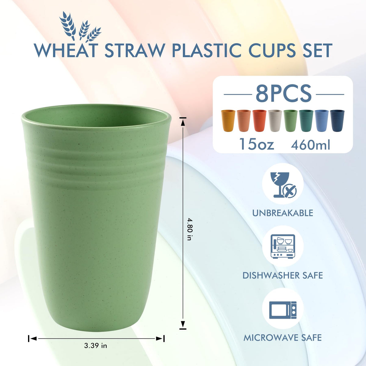 HOTEC BPA-free cups ensure safe sipping at home or outdoors.