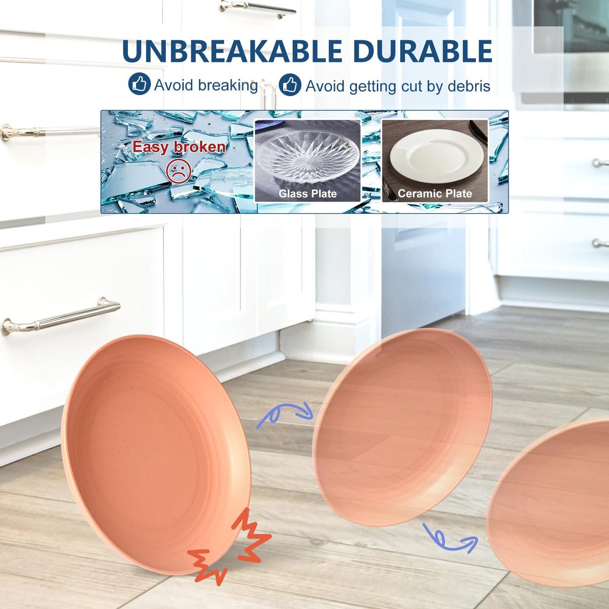 HOTEC dishwasher-safe plates simplify cleanup after everyday meals