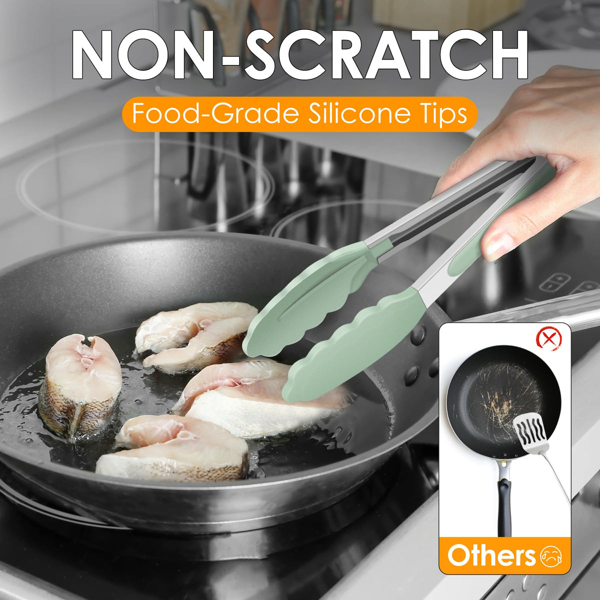 Hotec tongs perfect for grilling burgers and corn on the cob