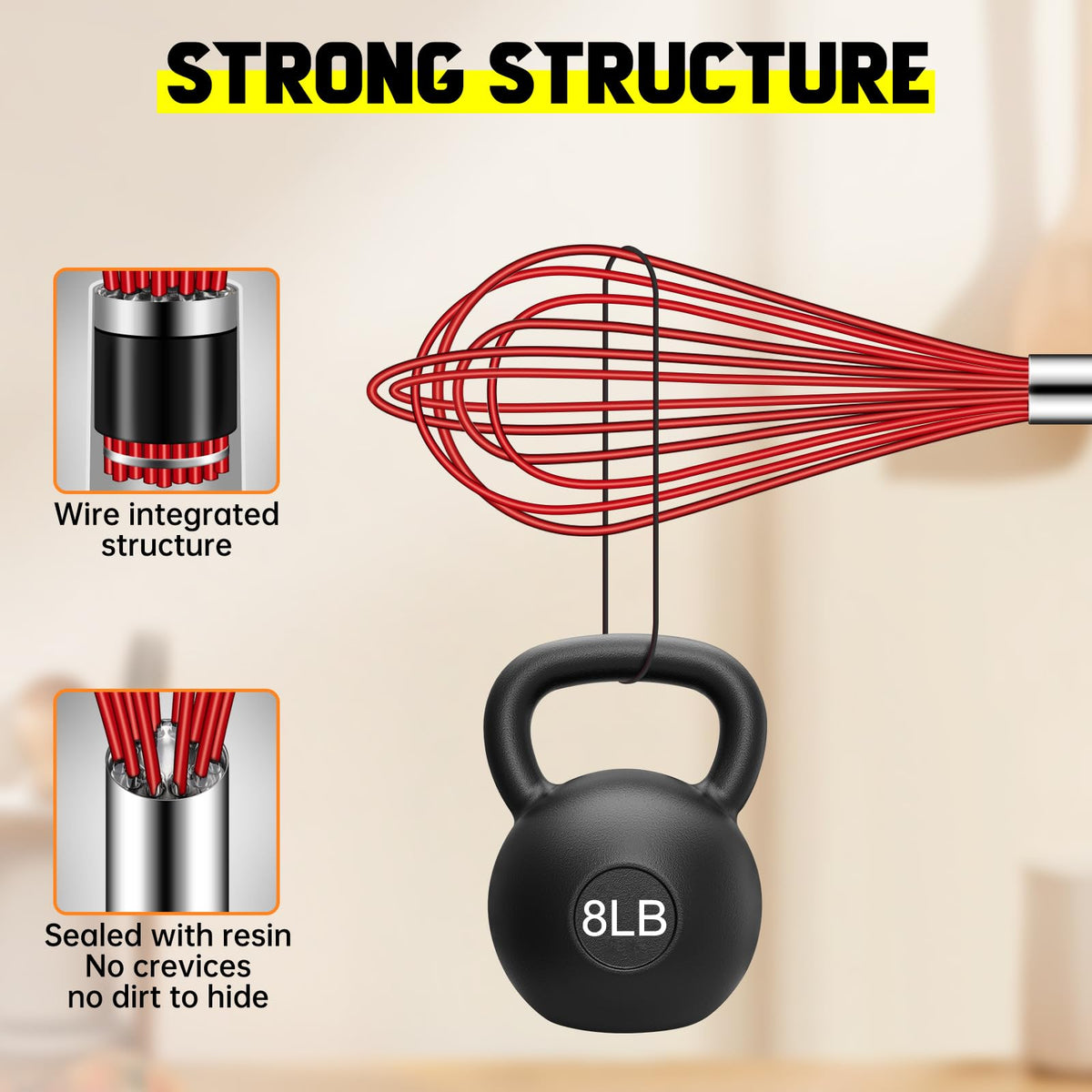 HOTEC high-heat silicone wires endure simmering sauces