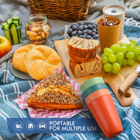 HOTEC kid-friendly colorful cups support independent drinking.