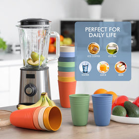HOTEC microwave-safe cups for quick reheating of beverages.