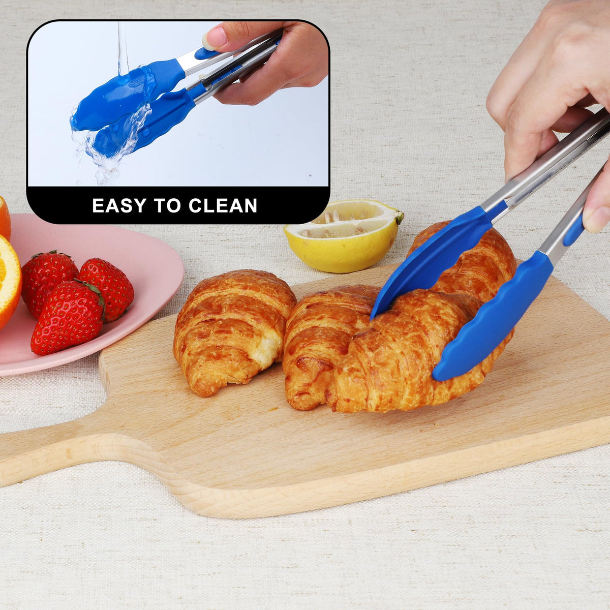 Hotec mini tongs dishwasher safe for easy cleanup