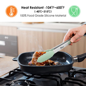 Hotec twelve-inch locking tongs ideal for grilling and serving