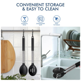 HOTEC stainless steel handle spoon for durable everyday use.