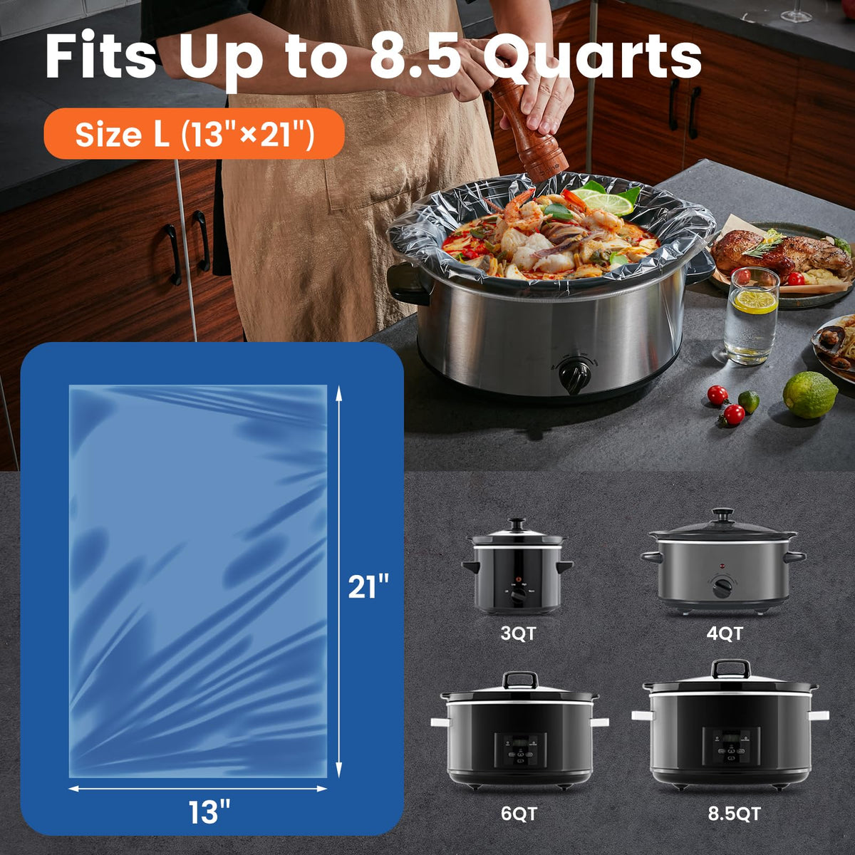 Hotensil liner’s heavy-duty nylon blend prevents leaks and keeps the pot clean.
