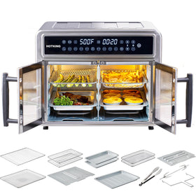 HotKing dual-zone 28QT front view with two doors for easy access.