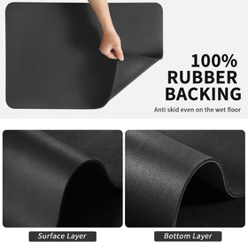 HotLive coffee mat surface is easy to wipe or rinse for fast cleaning.