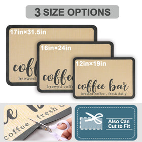HotLive coffee mat multi-use kitchen pad suits cups, appliances, and plates.
