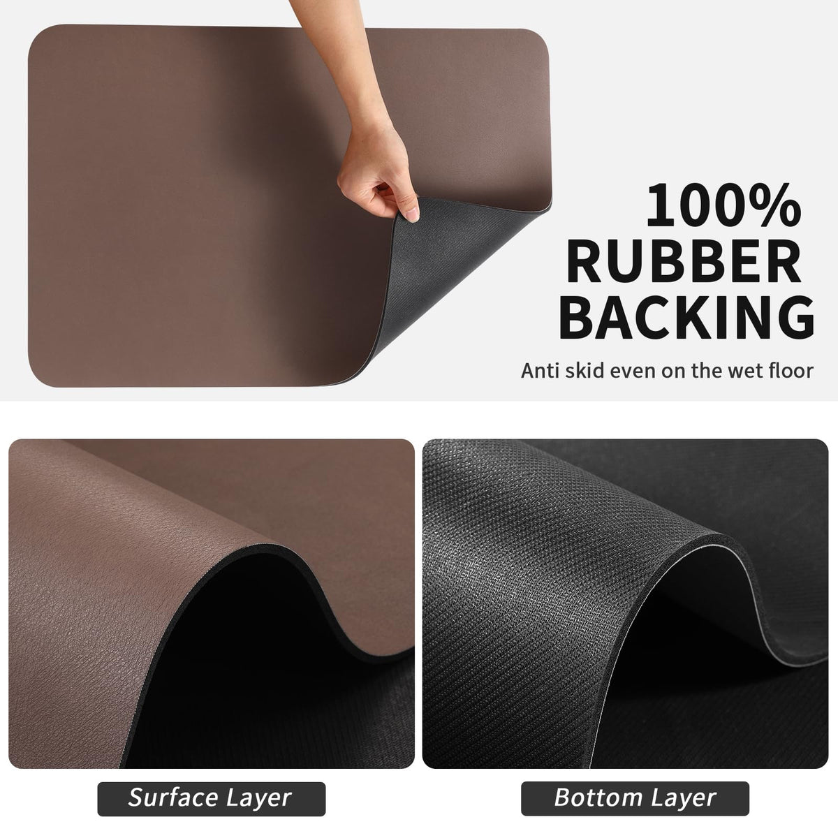 HotLive dish-drying-mat-easy-clean-rinse-dry cleans easily and dries fast after washing.