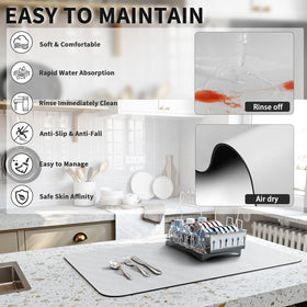 HotLive mat rolled for easy storage and space-saving organization.