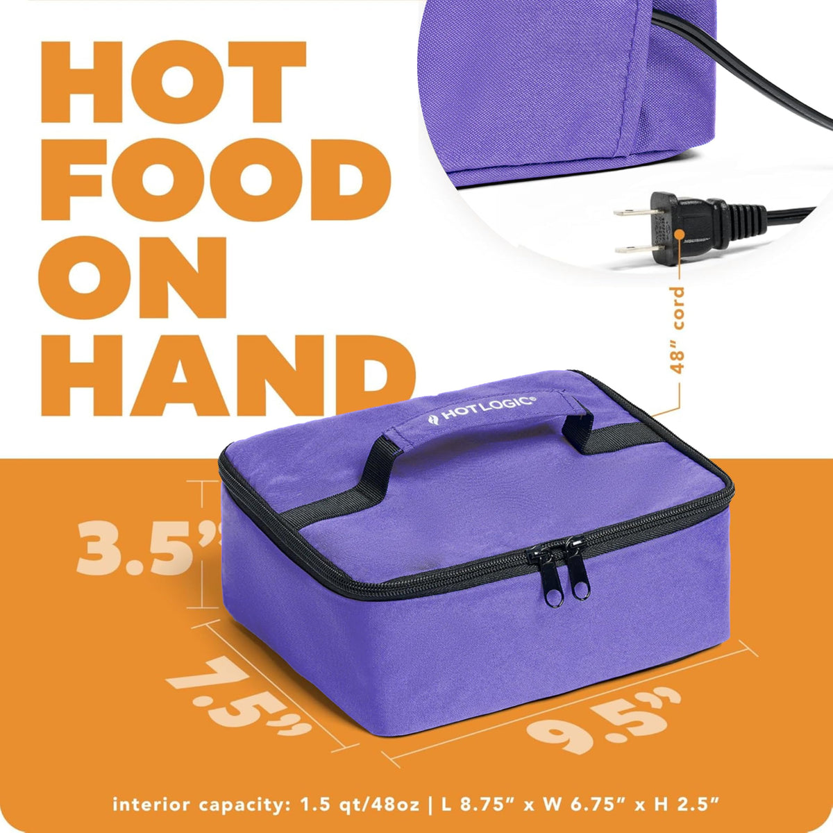 HotLogic Mini at a construction site shows portable meal heating.