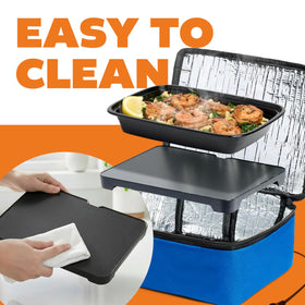 HOTLOGIC Mini set-it-and-forget-it design simplifies meal prep on busy days.