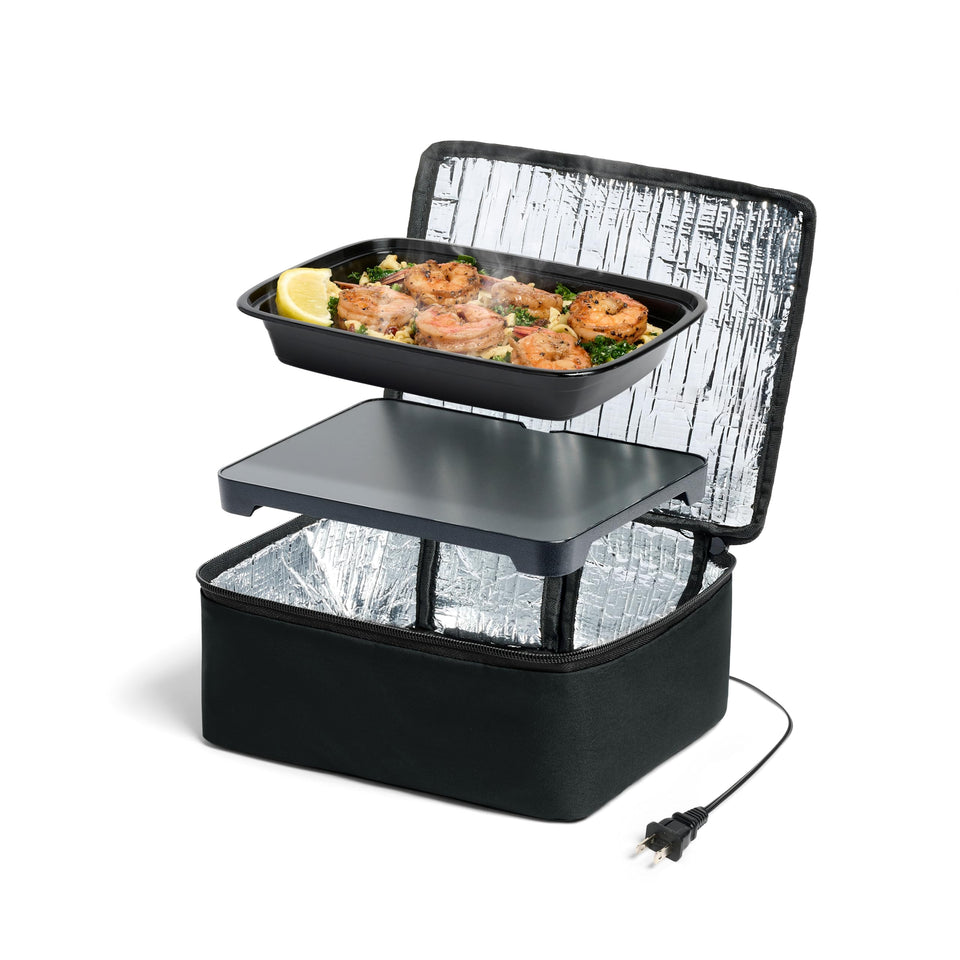 HotLogic Mini lunch box setup for daily meal prep on the go.