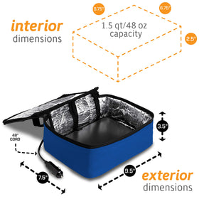 HOTLOGIC Mini plug-in car setup for on-the-go heating