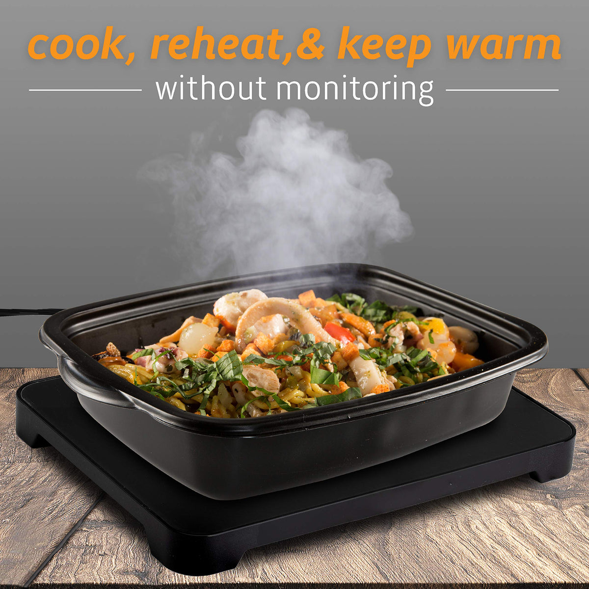 HOTLOGIC Mini sleek black design fits compact spaces and travel bags.