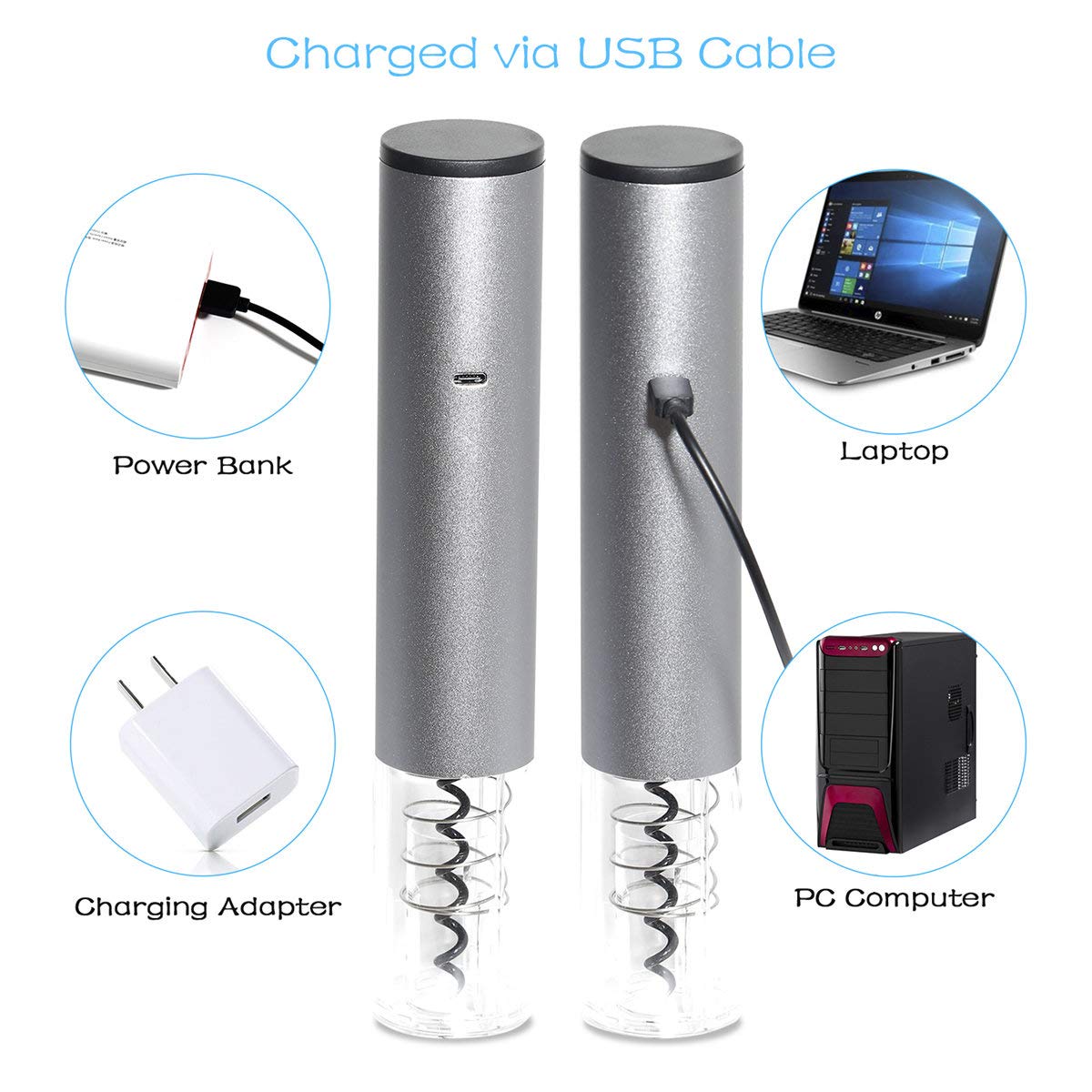 Hotool electric opener presented in gift-ready packaging for wine lovers.
