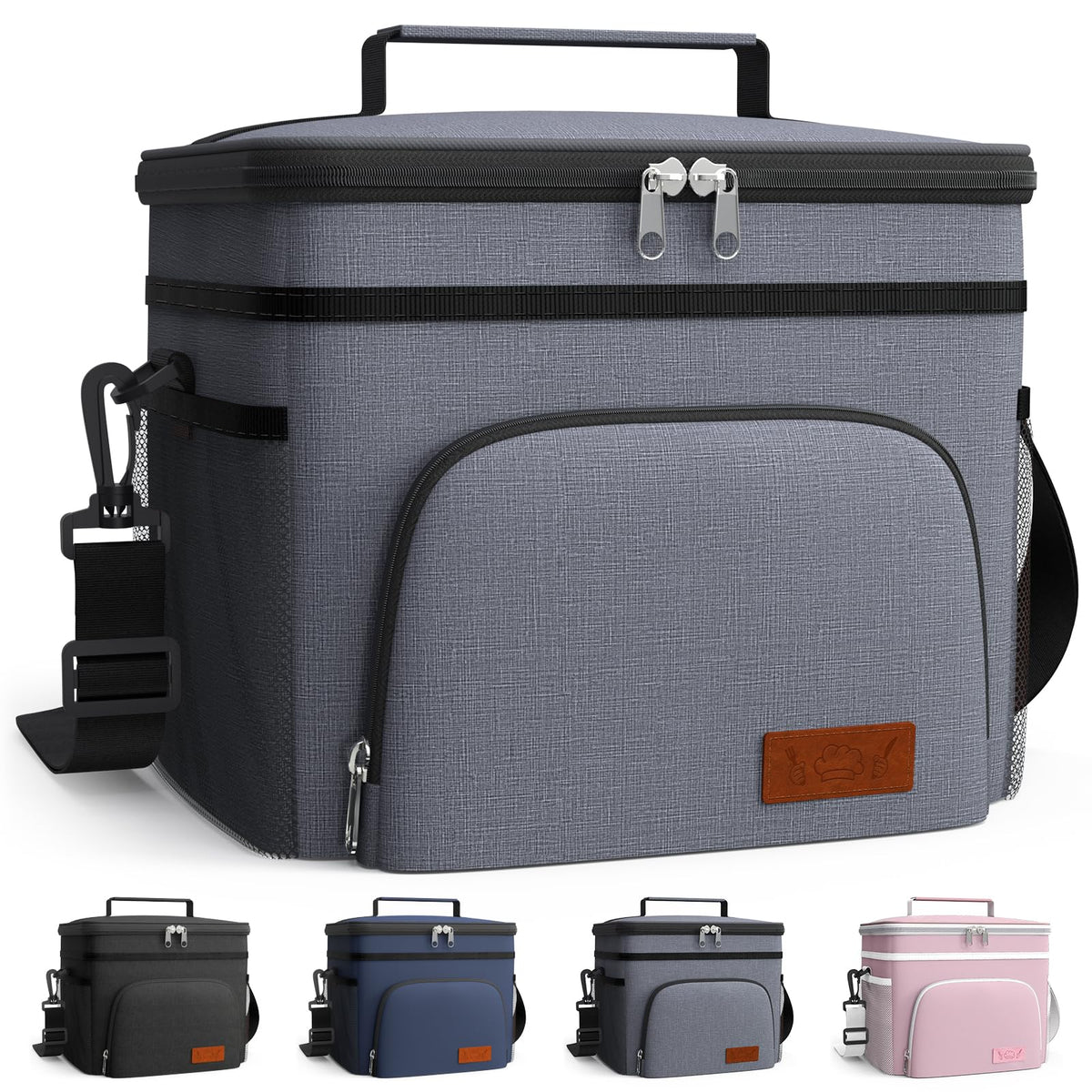 HOTOR insulated lunch box with leak-proof design keeps meals fresh