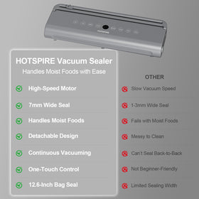 hotsspire continuous vacuum sealing in action for fast bulk storage