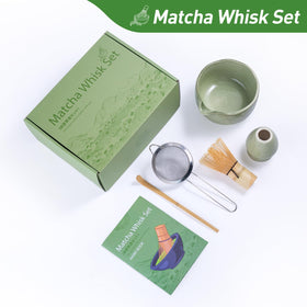 HOTTOR bamboo whisk (Chasen) creates silky froth for smooth matcha.