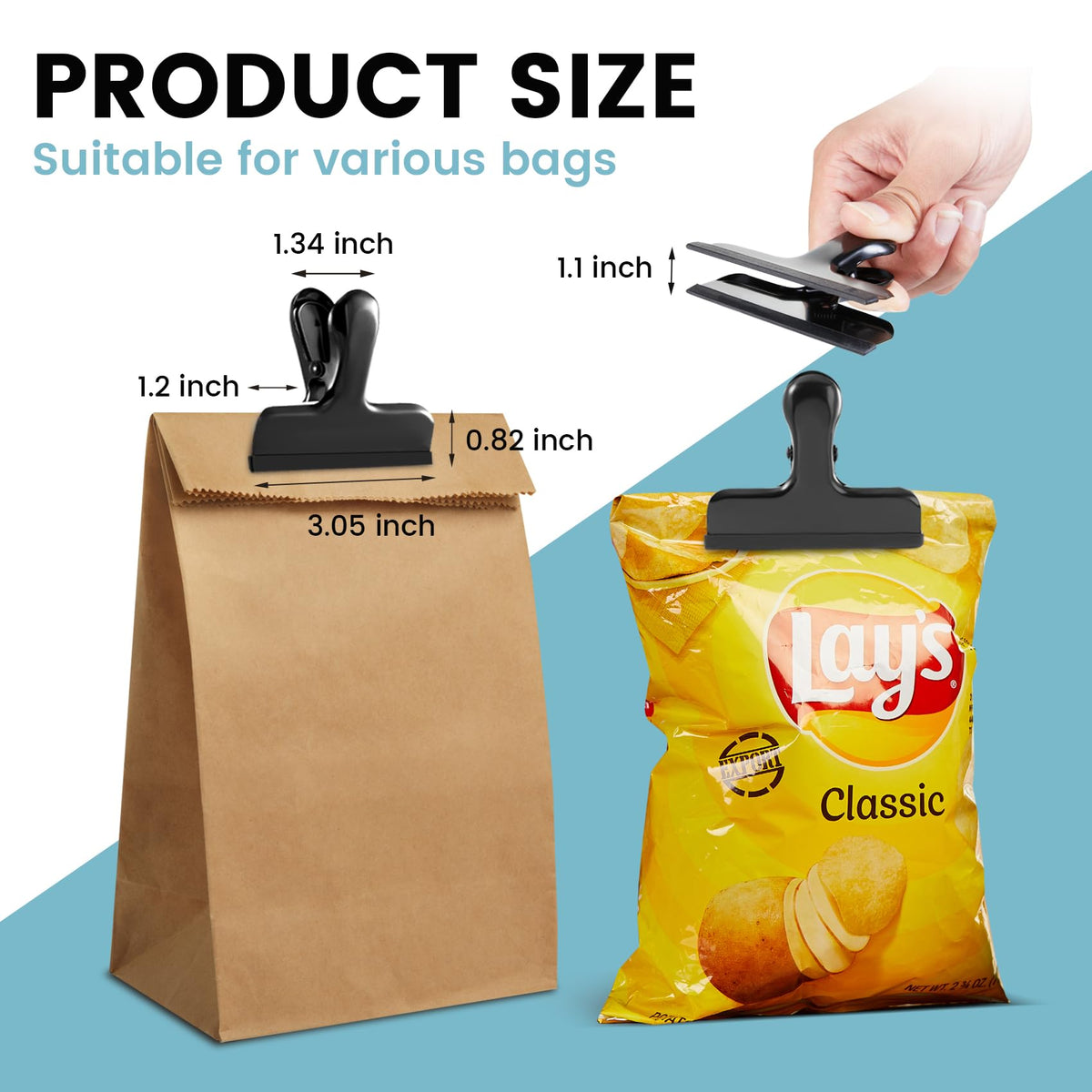 House Again silicone edge-free clip in black for safe, everyday use