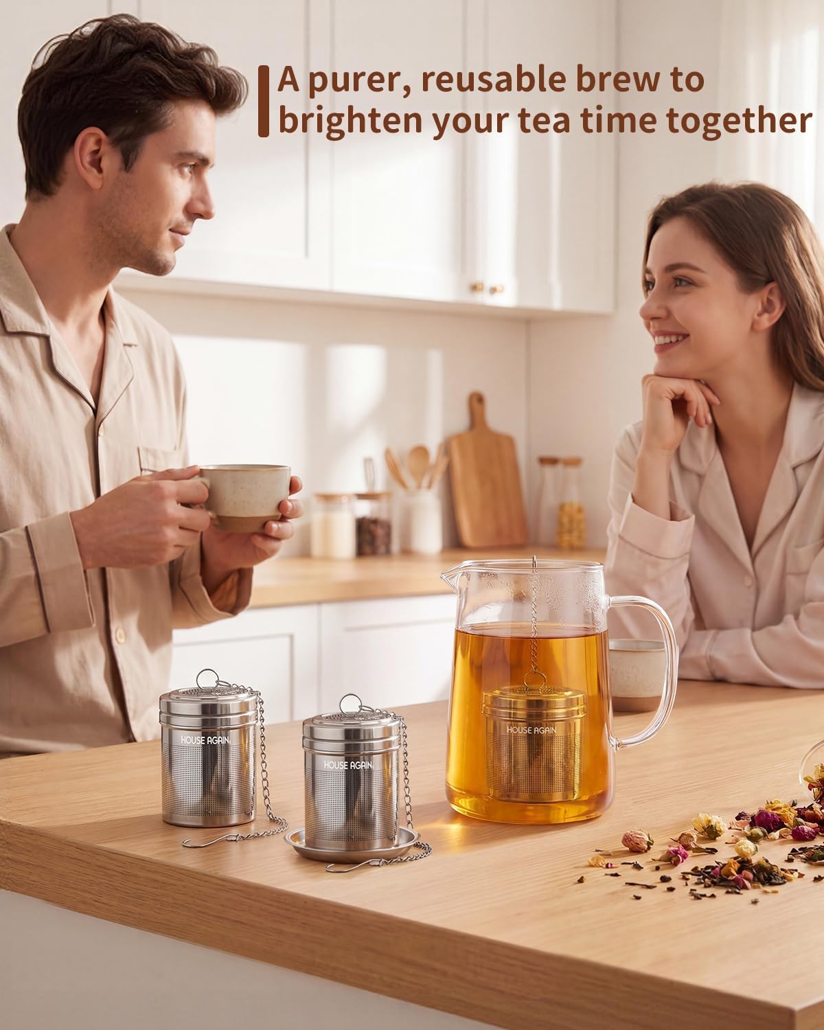 House Again dishwasher-safe design enables quick cleanup after brewing.