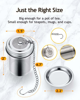 House Again extended chain hook secures on mugs, teapots, or jars.