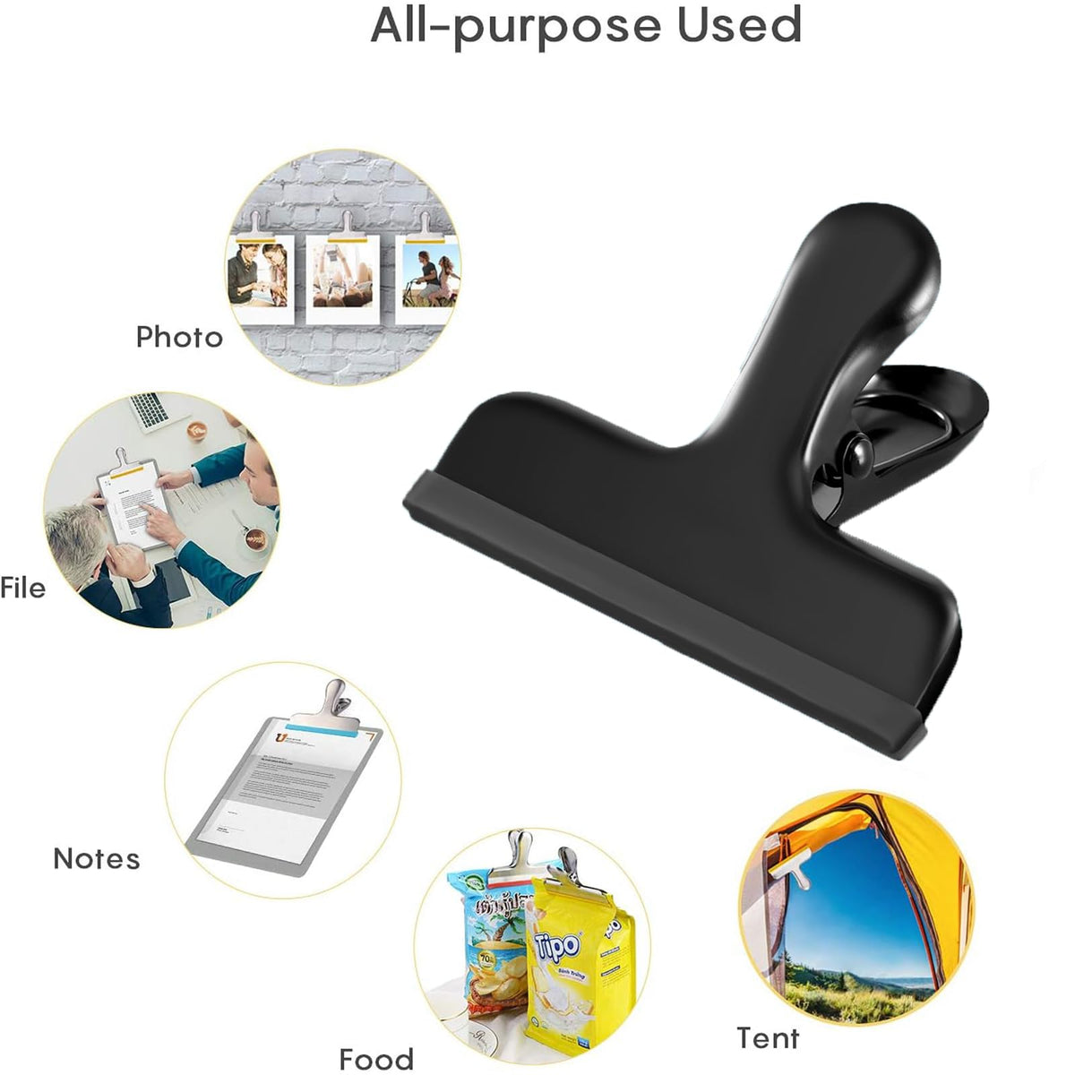 House Again clip used to hold notes and papers neatly
