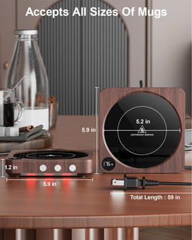 House Gem Warmer offers 2-12 hour timer for flexible warming.