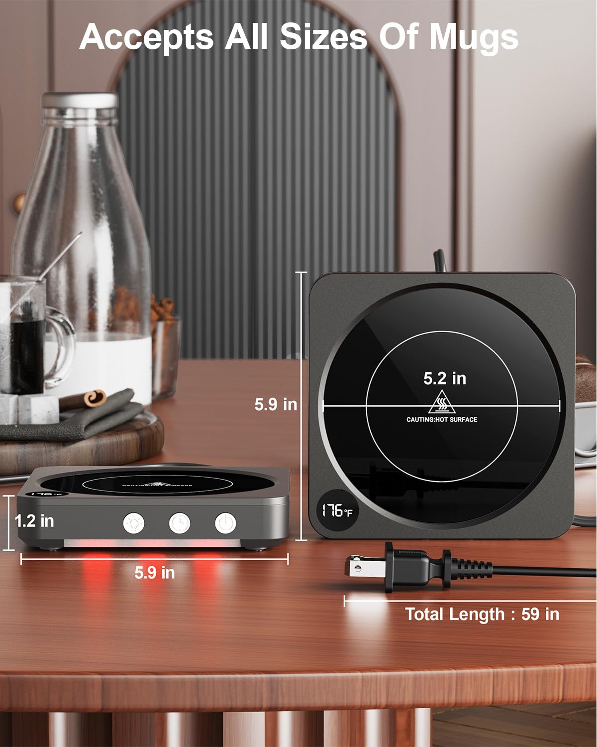 House Gem Mug Warmer is UL certified for reliable safety and quality