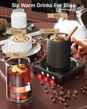 House Gem Mug Warmer waterproof heating plate stays clean after spills