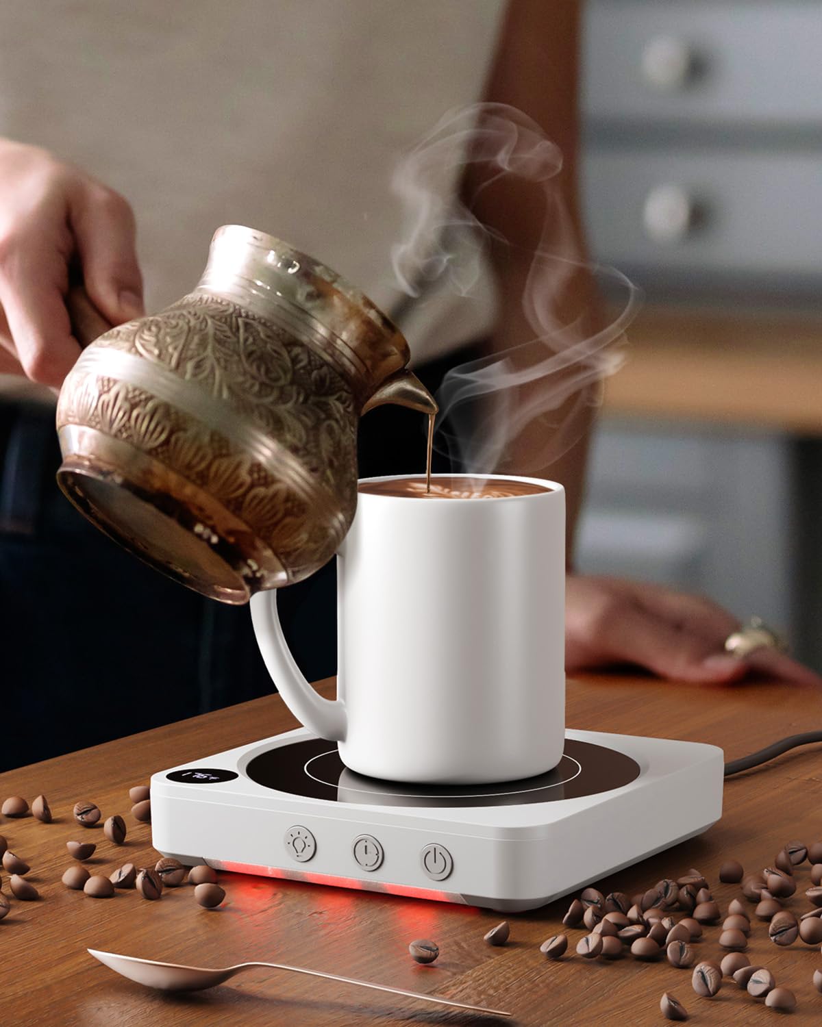 House Gem mug warmer waterproof heating plate for easy cleaning