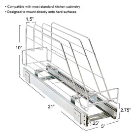 Household Essentials Glidez includes mounting hardware for quick, secure installation