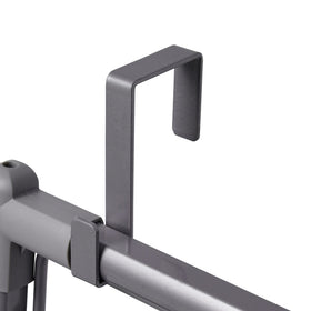 Household Essentials gray finish blends with bathroom decor.