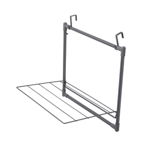 Household Essentials two mounting hooks provide secure over-door installation.