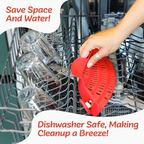 Houseify Perfect Pasta Pal ideal for draining pasta and rinsing produce.