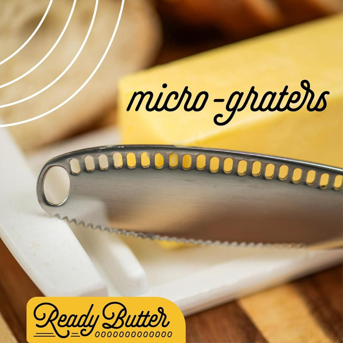 Durable stainless steel construction of Houseify Ready Butter Knife in high polish