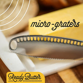 Durable stainless steel construction of Houseify Ready Butter Knife in high polish
