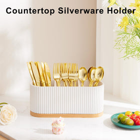 HouseJoy divider-design holder separating utensils for quick serving